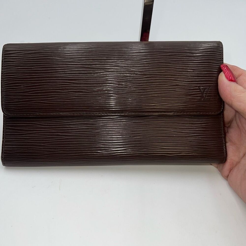 Louis Vuitton Epi Porte Tresor International Leather Trifold Long Wallet with CO - Picture 2 of 13